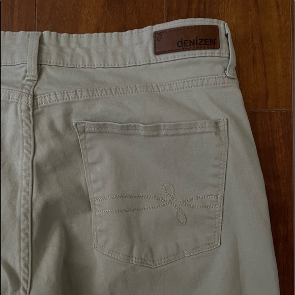 DENIZEN From LEVI’S Womens Modern Boot Cut Khaki Pants 14M - Picture 5 of 12